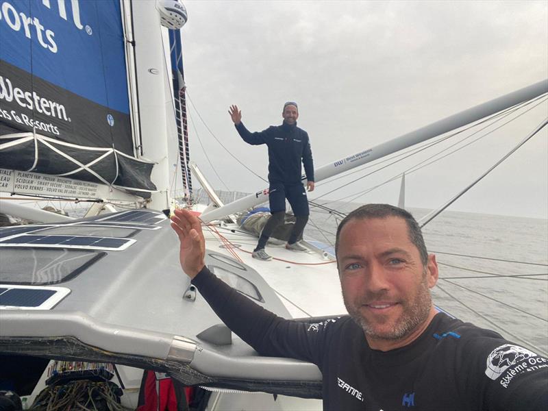 Romain Attanasio & Sébastien Marsset (Fortinet - Best Western) during the Transat Jacques Vabre - photo © Fortinet - Best Western