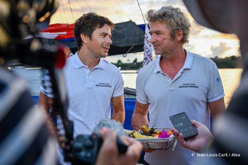 Transat Jacques Vabre 2021 photo copyright Jean-Louis Carli / Alea taken at  and featuring the IMOCA class