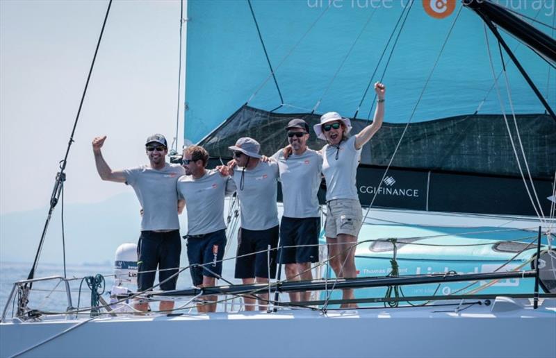 The Ocean Race Europe - Win on Leg 2 in Alicante - Clarisse Crémer on board LinkedOut photo copyright IMOCA Globe Series taken at  and featuring the IMOCA class