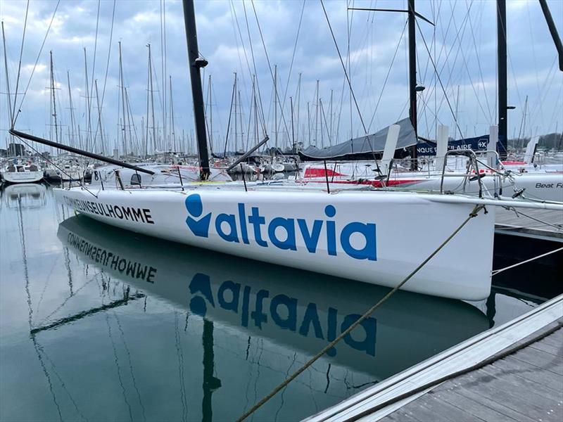 Eric Bellion et Jean le Cam - Vendée Globe - photo © Comme Un Seul Homme