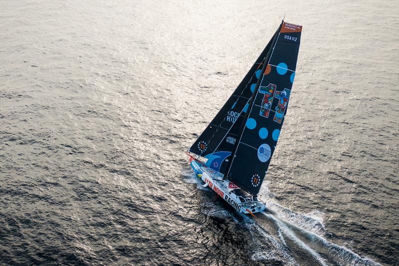 11th Hour Racing Team's sailboat, Malama, will debut on Narragansett Bay following a transatlantic crossing from its training base in Concarneau, France, to its Rhode Island hometown photo copyright Amory Ross / 11th Hour Racing taken at  and featuring the IMOCA class
