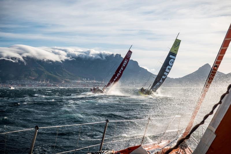 November 19, 2014. Leg 2 onboard Team Alvimedica photo copyright Volvo AB taken at  and featuring the IMOCA class