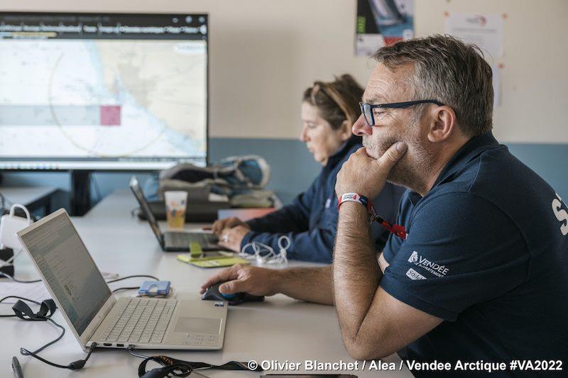 Race Management make the big call - course shortened 2022 Vendée Atlantique photo copyright Jean Marie Liot / DPPI / Vendee Atlantique taken at  and featuring the IMOCA class