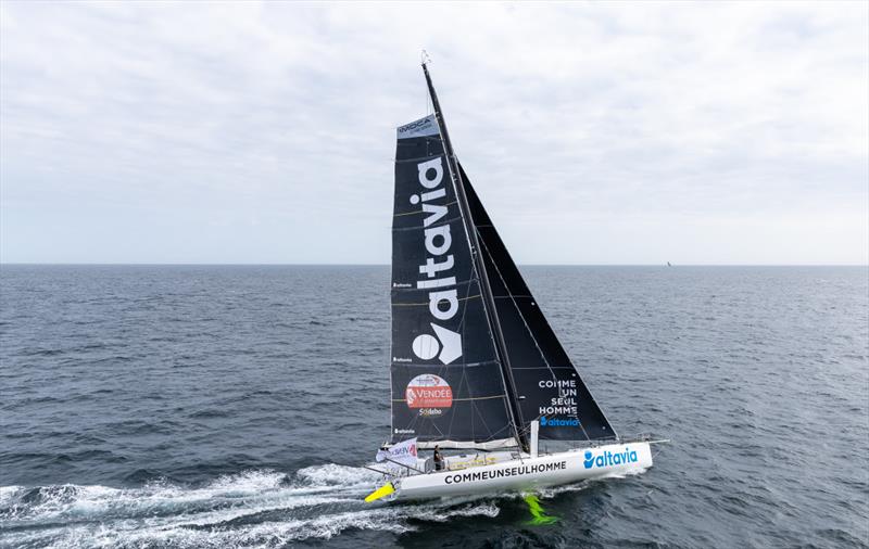 Commeunseulhomme Powered by Altavia - 2022 Vendee Arctique photo copyright Jean-Marie Liot / Alea taken at  and featuring the IMOCA class