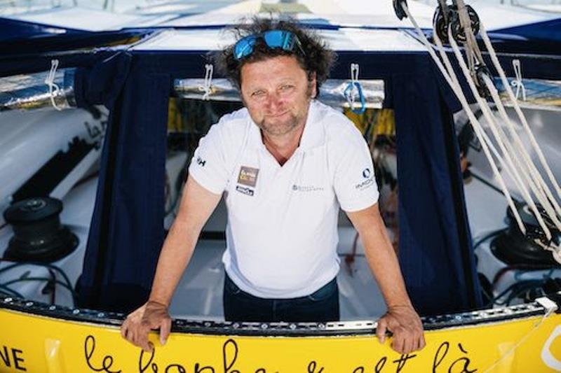 Arnaud Boissières, skipper of La Mie Câline photo copyright Alea / Vendée Arctique taken at  and featuring the IMOCA class