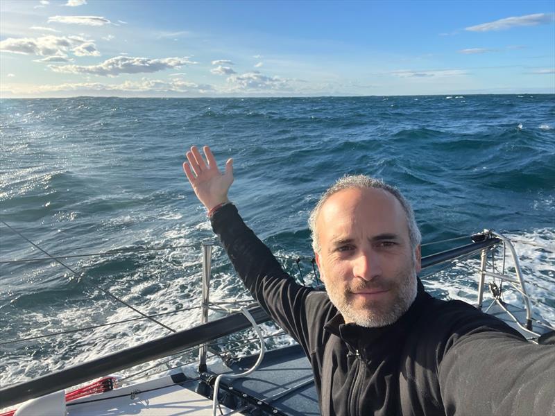 French skipper Fabrice Amedeo, who finished in 19th place on board Nexans-Art & Fenêtres - 2022 Vendée Arctique photo copyright Fabrice Amedeo / Nexans-Art&Fenêtres taken at  and featuring the IMOCA class