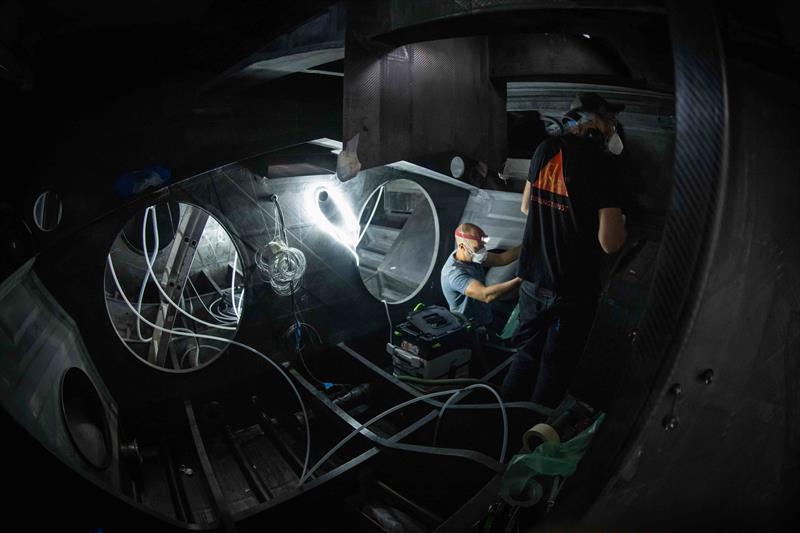 New boat build Malizia III photo copyright Ricardo Pinto taken at  and featuring the IMOCA class