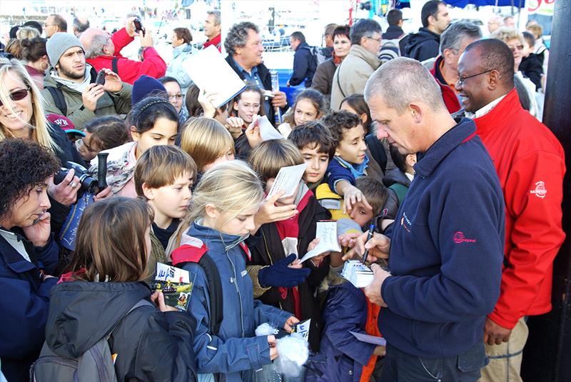 Norbert Sedlacek Koch before Departure of Vendée Globe 2008 photo copyright Innovation Yachts taken at  and featuring the IMOCA class