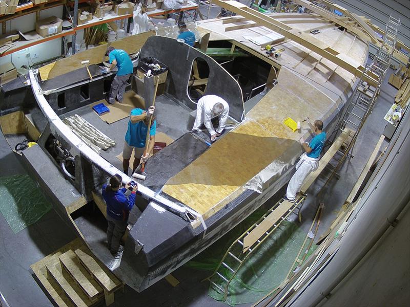 Construction of IY Open60AAL  photo copyright Innovation Yachts taken at  and featuring the IMOCA class