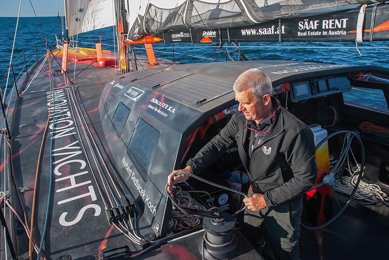 Norbert Sedlacek Koch in cockpit of  IY Open60AAL - photo © Innovation Yachts