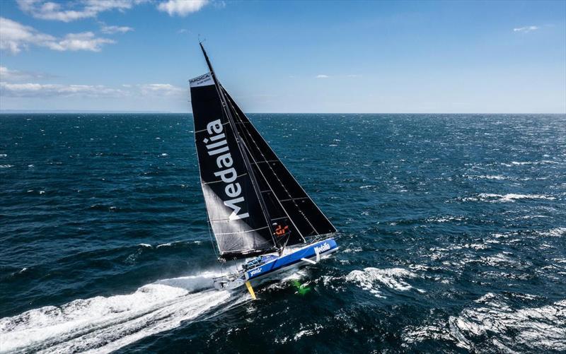 Paul Larsen, Nick Bubb, Kevin George and Ben Schwartz will all be on board Pip Hare's IMOCA Medallia (GBR) for the Sevenstar Round Britain and Ireland Race photo copyright Richard Langdon taken at Royal Ocean Racing Club and featuring the IMOCA class