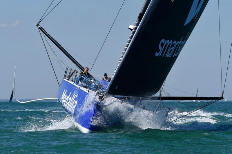 Pip Hare's IMOCA Medallia is to the south west of Ireland and 40nm ahead of Pegasus of Northumberland - 2022 Sevenstar Round Britain & Ireland Race, Day 2 - photo © Rick Tomlinson / www.rick-tomlinson.com