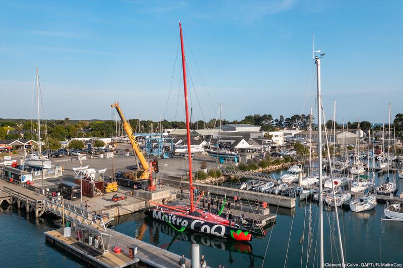 Maitre Coq photo copyright Clement le Calve taken at  and featuring the IMOCA class