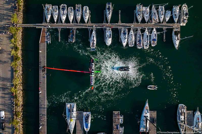 Maitre Coq photo copyright Thomas Deregnieaux taken at  and featuring the IMOCA class