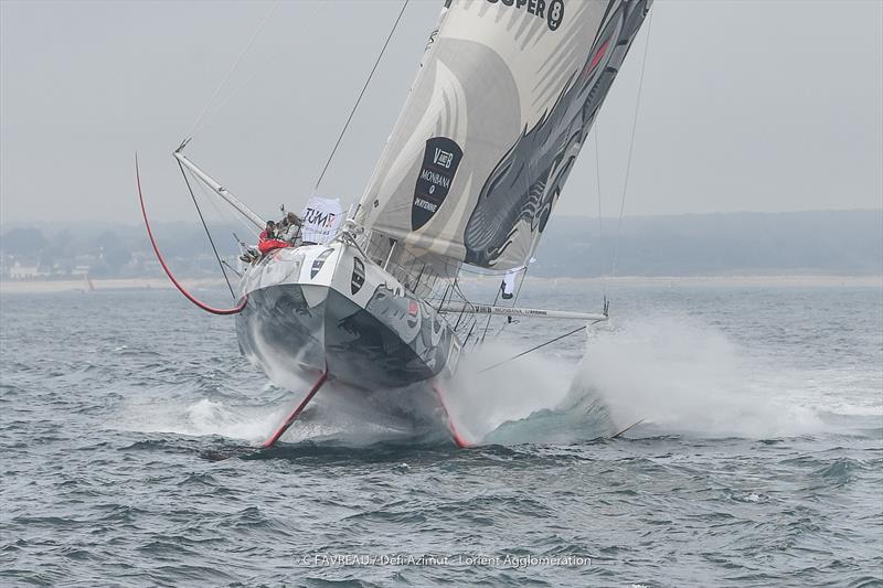 V&B Monbana Mayenne - 12th Défi Azimut Lorient Agglomération photo copyright Christophe Favreau taken at  and featuring the IMOCA class