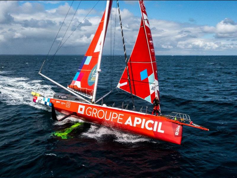 Groupe APICIL photo copyright JM Liot / Groupe APICIL taken at  and featuring the IMOCA class