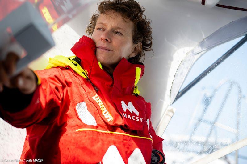 Isabelle Joschke skippers MASCF photo copyright Ronan Gladu taken at  and featuring the IMOCA class