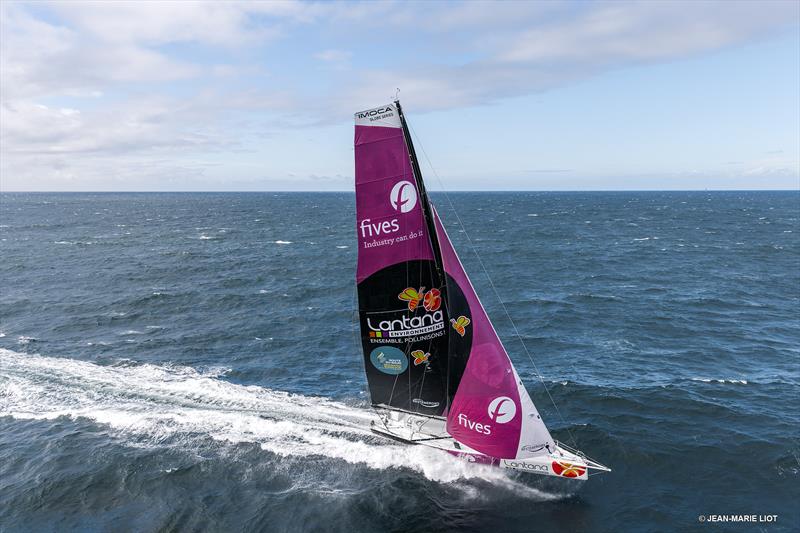 Louis Duc on Fives - Lantana environnement during the Route du Rhum - Destination Guadeloupe - photo © Jean-Marie Liot / www.jmliot.com