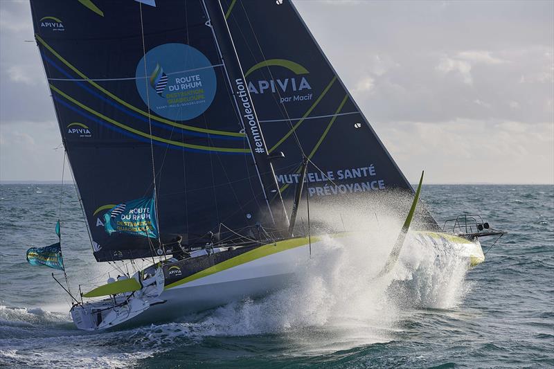Apivia during the Route du Rhum - Destination Guadeloupe photo copyright Pilpre Arnaud / #RDR22 taken at  and featuring the IMOCA class