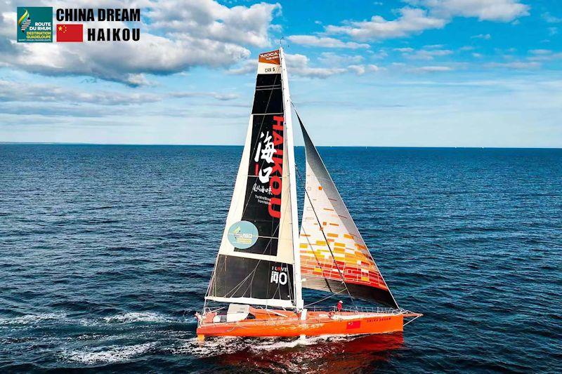 Jingkun Xu during the 12th Route du Rhum - Destination Guadeloupe photo copyright DR taken at  and featuring the IMOCA class