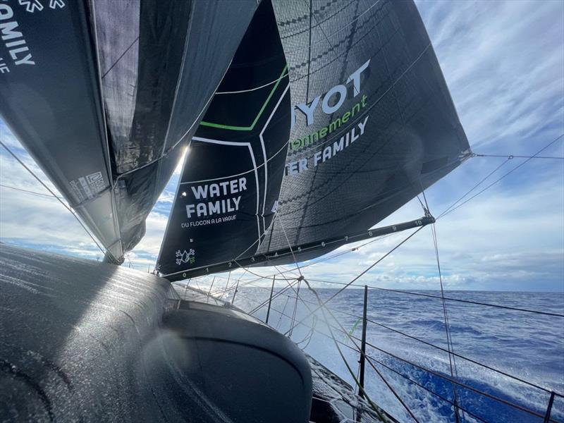 Benjamin Dutreux during the 12th Route du Rhum-Destination Guadeloupe photo copyright Guyot Evironnement-Water Family taken at  and featuring the IMOCA class