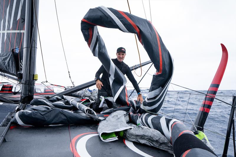 Jérémie Beyou aboard Charal 2 - photo © Maxime Mergalet / Charal Sailing Team