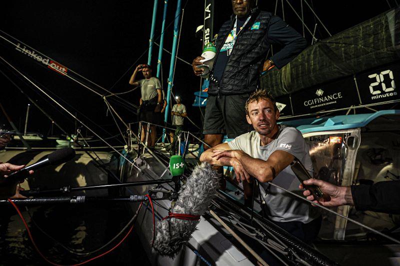 IMOCA class victory for Thomas Ruyant in the Route du Rhum-Destination Guadeloupe photo copyright Pierre Bouras / TR Racing taken at  and featuring the IMOCA class