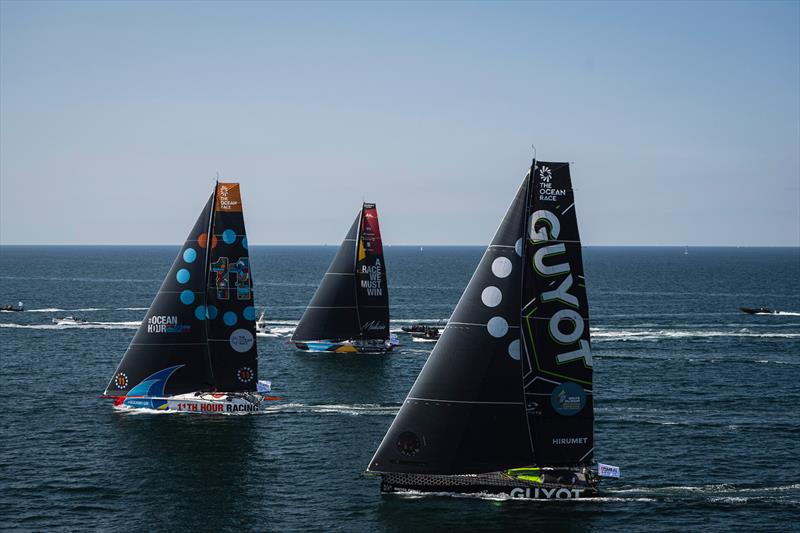 Three of the teams competing in The Ocean Race 2022-23 - photo © Vincent Curutchet / IMOCA