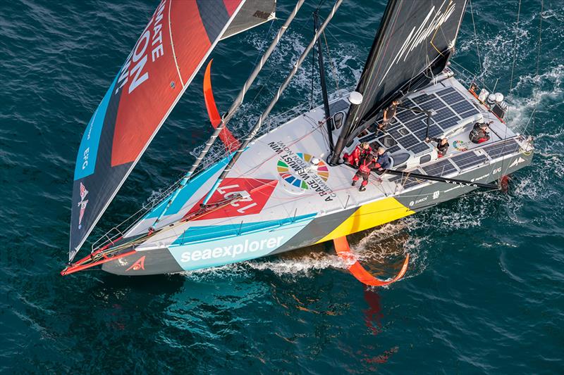 Malizia - Seaexplorer, winning boat of the The Ocean Race Alicante In-Port Race photo copyright Sailing Energy / The Ocean Race taken at  and featuring the IMOCA class