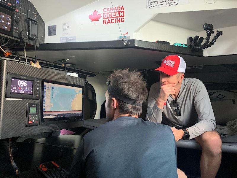 Studing onboard Canada Ocean Racing in the 2023 RORC Transatlantic Race - photo © COR