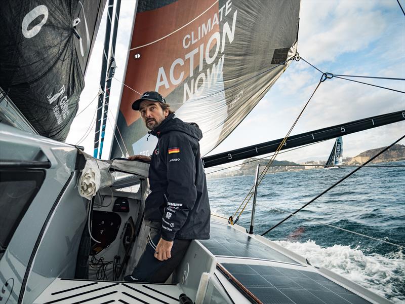 8 January 2023, Alicante In-Port race oboard IMOCA Team Malizia photo copyright Antoine Auriol / Team Malizia taken at  and featuring the IMOCA class