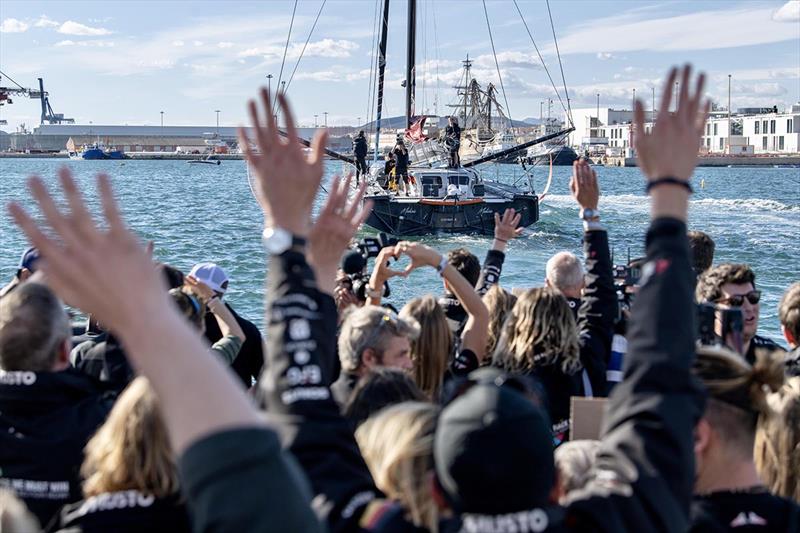 Malizia - Seaexplorer as she docked-off in Alicante - The Ocean Race photo copyright Ricardo Pinto / Team Malizia taken at  and featuring the IMOCA class