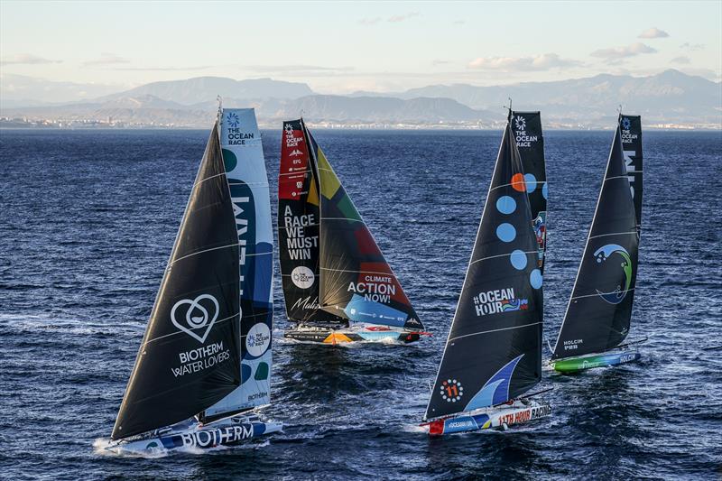 Start of The Ocean Race, Leg 1 IMOCA Fleet January 15, 2023 photo copyright Sailing Energy / The Ocean Race taken at  and featuring the IMOCA class