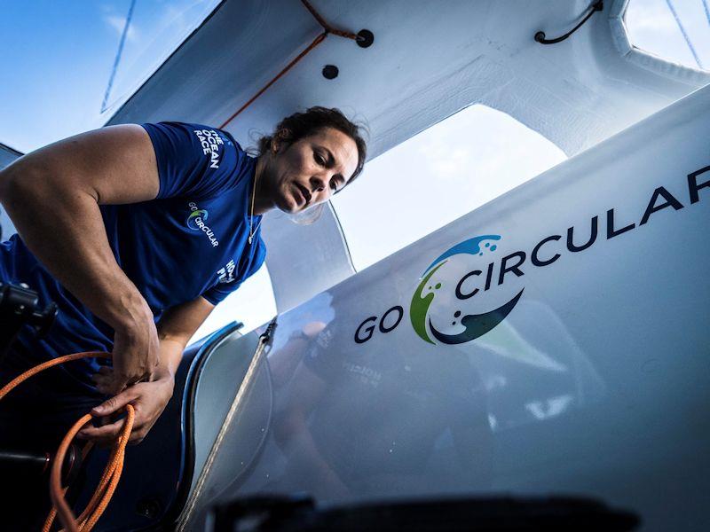 Onboard Team Holcim-PRB - The Ocean Race - photo © Julien Champolion / polaRYSE / Team Holcim-PRB