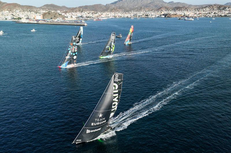 The Ocean Race start of Leg 2 in Cabo Verde - photo © Sailing Energy / The Ocean Race