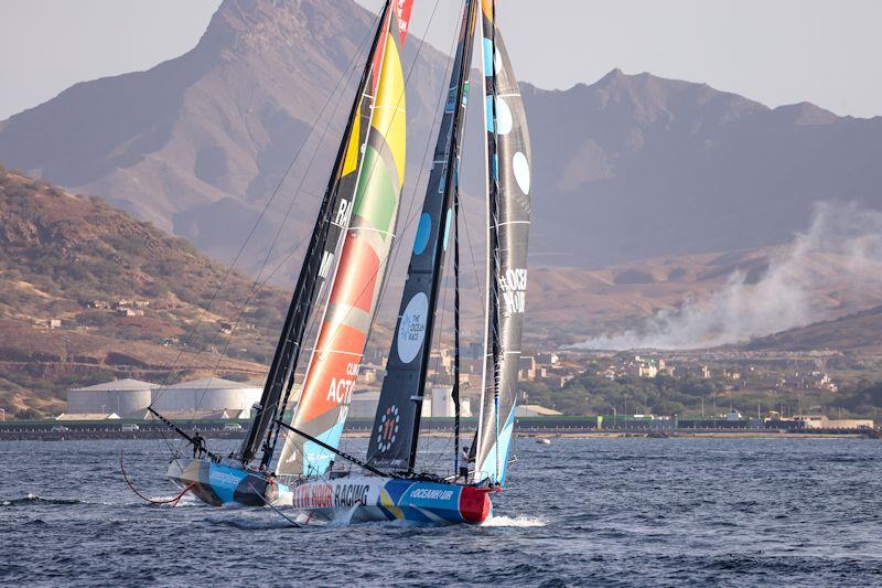 The Ocean Race start of Leg 2 in Cabo Verde photo copyright Sailing Energy / The Ocean Race taken at  and featuring the IMOCA class