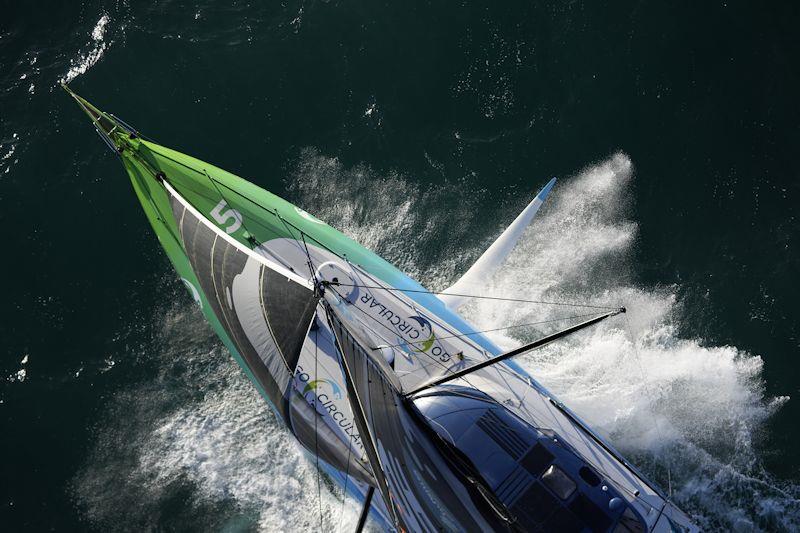 The Ocean Race start of Leg 2 in Cabo Verde photo copyright PolaRYSE / Holcim-PRB taken at  and featuring the IMOCA class