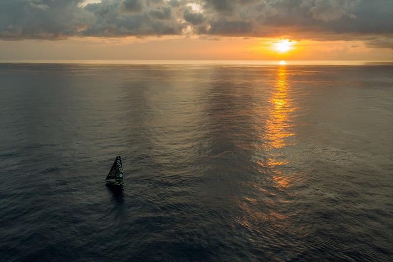 In the past few hours, the GUYOT environnement - Team Europe has found its way straight south - The Ocean Race photo copyright Charles Drapeau / GUYOT environnement - Team Europe taken at  and featuring the IMOCA class