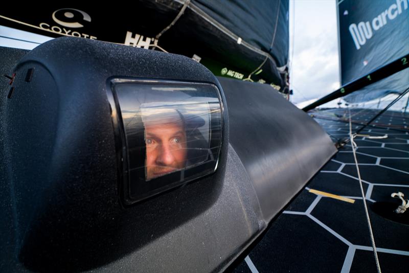 The Ocean Race Leg 2, onboard GUYOT environnement - Team Europe. Robert Stanjek photo copyright Charles Drapeau / GUYOT environnement - Team Europe taken at  and featuring the IMOCA class