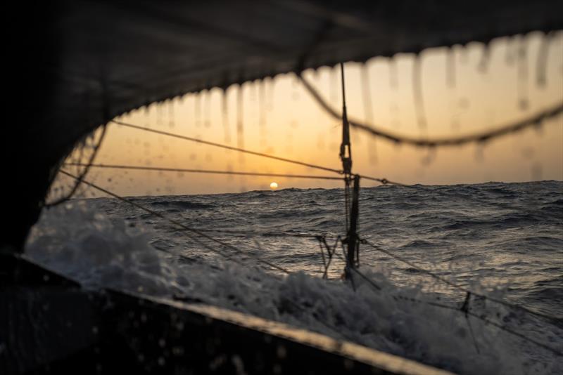 The picture of the race has changed since the yacht arrived in the roaring forties photo copyright Charles Drapeau / GUYOT environnement - Team Europe taken at  and featuring the IMOCA class