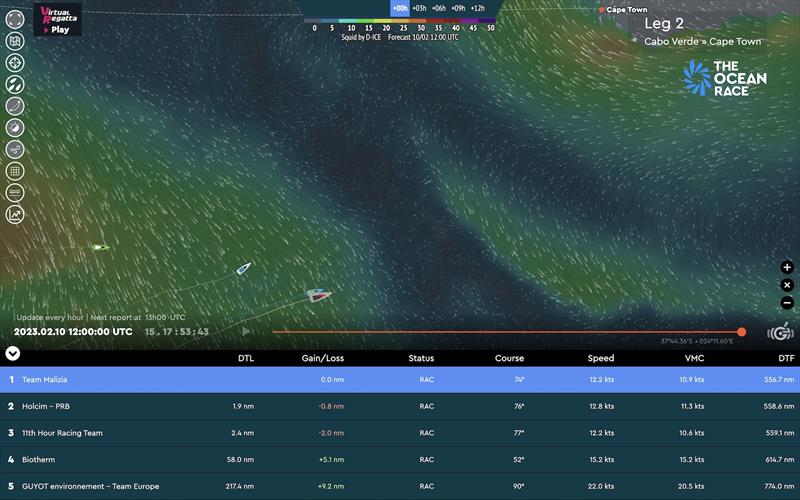 The Ocean Race fleet tracker - photo © The Ocean Race