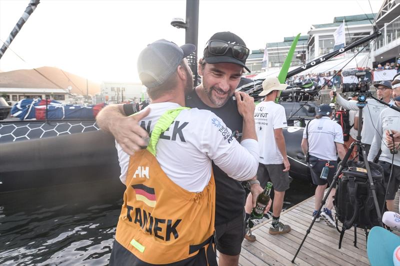 12 February , The Ocean Race Leg 2 arrivals to Cape Town. GUYOT environnement - Team Europe taked 5th place photo copyright Sailing Energy / The Ocean Race taken at  and featuring the IMOCA class