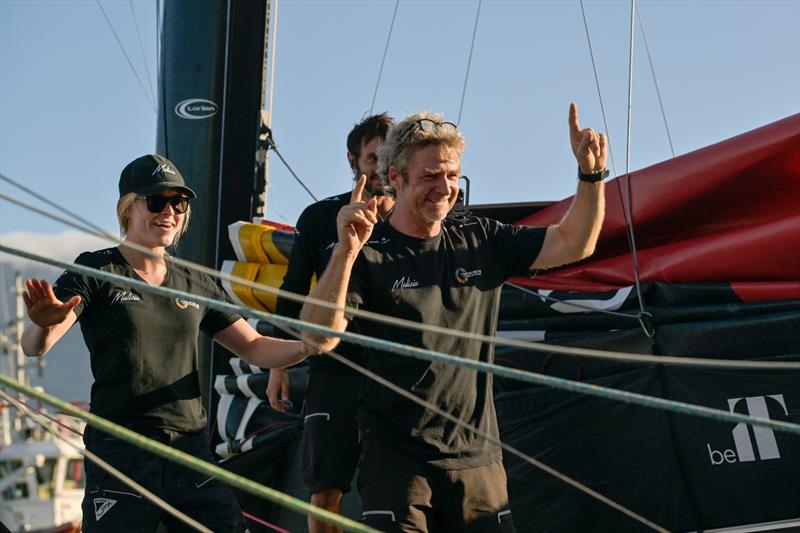 12 February , Team Malizia arrived fifth in Cape Town photo copyright Sailing Energy / The Ocean Race taken at  and featuring the IMOCA class