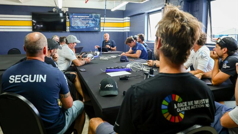 The Ocean Race 2022-23 - 25 February , Skippers & Navigators Leg 3 weather briefing with Race Director Phil Lawrence - photo © Sailing Energy / The Ocean Race
