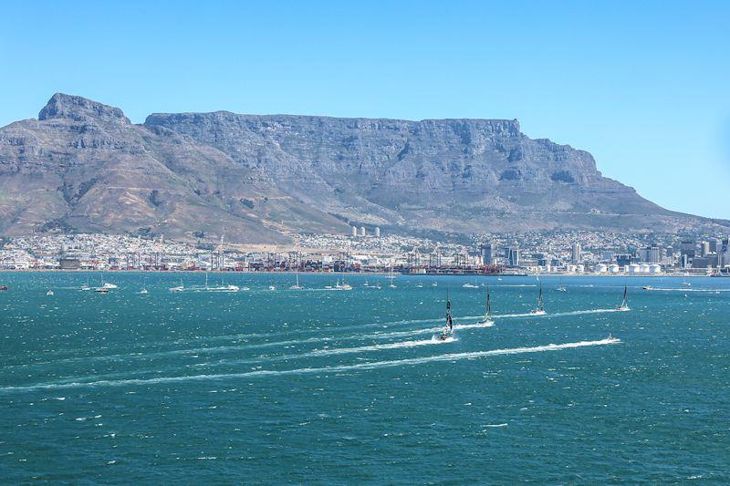 The Ocean Race 2022-23 start of Leg 3 in Cape Town photo copyright Sailing Energy / The Ocean Race  taken at  and featuring the IMOCA class