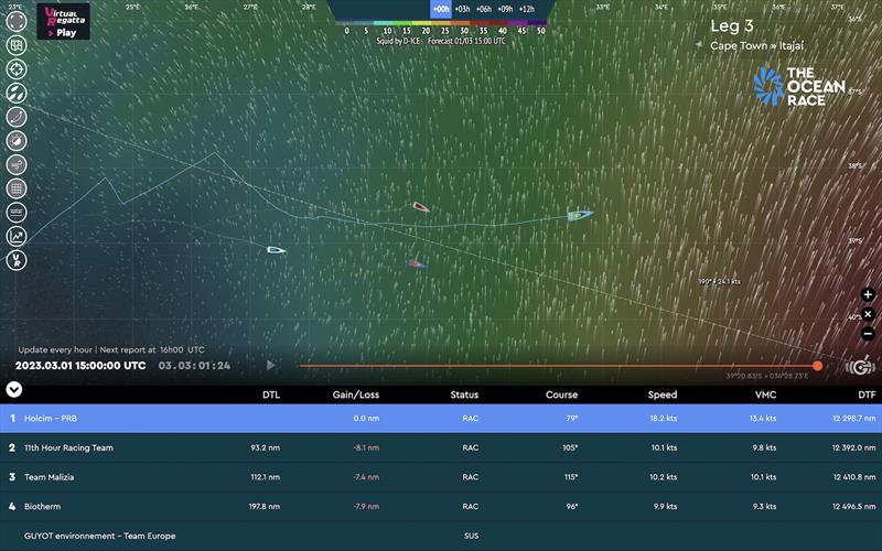 The Ocean Race 2022-23 - Leg 3 Day 3 - photo © The Ocean Race