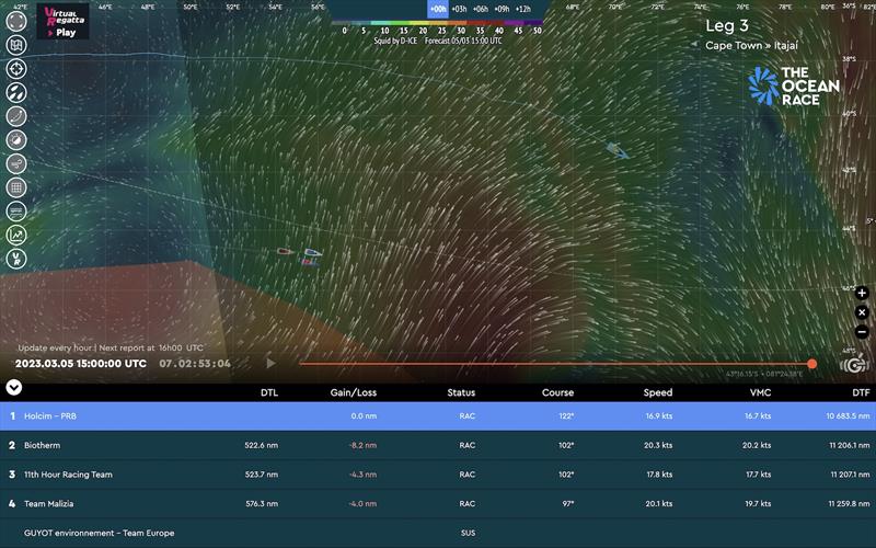 The Ocean Race Tracker photo copyright The Ocean Race taken at  and featuring the IMOCA class