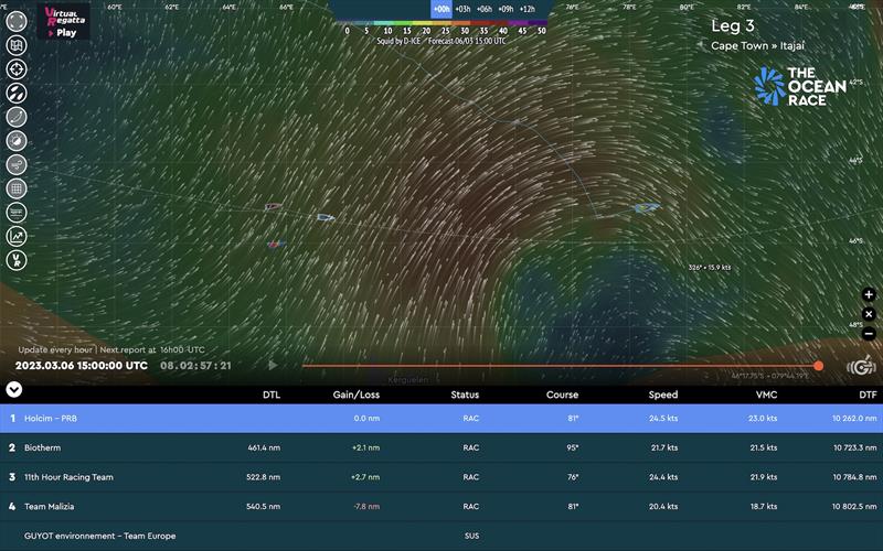 The Ocean Race Tracker - photo © The Ocean Race