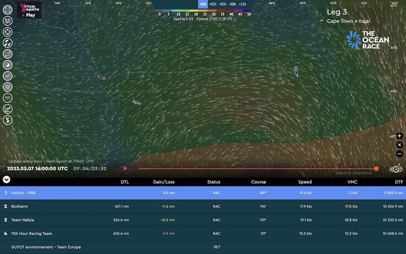 The Ocean Race Tracker - photo © The Ocean Race