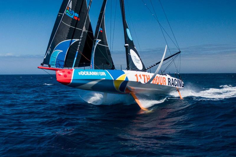 11th Hour Racing team -  The Ocean Race photo copyright  Amory Ross / 11th Hour Racing / The Ocean Race taken at  and featuring the IMOCA class